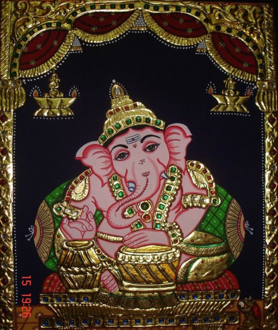 Ganesha on Tabla